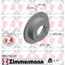 ZIMMERMANN Bremsscheibe 380.2165.20 Coat Z