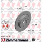 ZIMMERMANN Bremsscheibe 610.3704.20 Coat Z