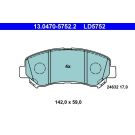 Bremsbelagsatz Nissan P. Qashqai/X-Trail 1,5-2,0 Dci 07-13 Keramik 13.0470-5752.2