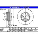 Bremsscheibe Mazda S. 3/5 03 24.0125-0170.1