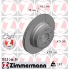 ZIMMERMANN Bremsscheibe 150.3466.20 Coat Z