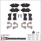 ZIMMERMANN Bremsbeläge 24289.170.2