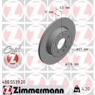 ZIMMERMANN Bremsscheibe 400.5539.20 Coat Z