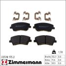 ZIMMERMANN Bremsbelagsatz, Scheibenbremse 22518.175.2