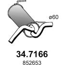 Endschalldämpfer OPEL Astra J 34.7166