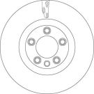 Bremsscheibe Vw T. Touareg 5.0 Tdi/6.0 04-10 DF6772S
