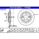 Bremsscheibe Hyundai T. I30 1.4-1.6 11 24.0110-0383.1