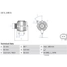 Lichtmaschine AUDI,SKODA,VW 0 986 044 470