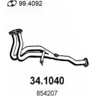 Abgasrohr 34.1040
