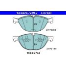 Bremsbelagsatz Bmw P. X5/X6 3.0 07-10 Keramik 13.0470-7239.2