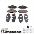 ZIMMERMANN Bremsbeläge 24660.980.1