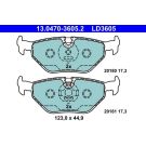 Bremsbelagsatz Bmw T. 3/Z3/Z4 90-09 Keramik 13.0470-3605.2