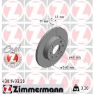 ZIMMERMANN Bremsscheibe 430.1493.20 Coat Z