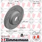 ZIMMERMANN Bremsscheibe 150.3441.55 BLACK Z