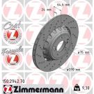 ZIMMERMANN Bremsscheibe 150.2942.70 Formula Z