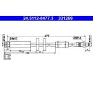 Bremsschlauch 24.5112-0477.3