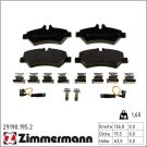 ZIMMERMANN Bremsbeläge 29190.195.2