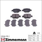 ZIMMERMANN Bremsbeläge 23526.175.1