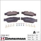 ZIMMERMANN Bremsbeläge 23908.180.2
