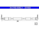 ATE Bremsschlauch 24.5102-0362.3