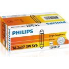 Glühlampenrohr 12V/3W 6,2X27mm (Ohne Ece) 12818CP