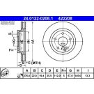 Bremsscheibe 24.0122-0208.1