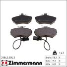 ZIMMERMANN Bremsbeläge 21945.195.2