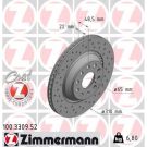 17 482 018 Sport Bremsscheibe HA Sport 100.3309.52