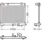 DENSO Kühler, Motorkühlung DRM50137