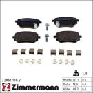 ZIMMERMANN Bremsbelagsatz, Scheibenbremse 22861.180.2