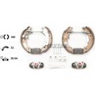 Satz Bremsbacken Fiat 500 1.2, 1.3D Multijet 10.07- (180X32) 84061000