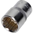 ZwÖlfkant-Steckschlüssel-Einsatz 19mm YT-1281