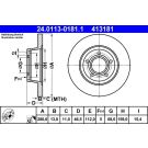 Bremsscheibe Audi P. A4 1.6/1.9 Tdi 95-01 24.0113-0181.1