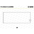 GLYCO Pleuellager 71-4168/4 0.25mm