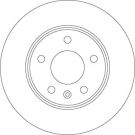 Bremsscheibe Opel T.Zafira 1.6/1.7 Cdti 06 DF6915