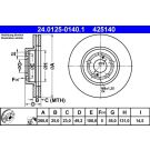 Bremsscheibe Toyota P. Avensis 1.6-2.0 97-03 24.0125-0140.1