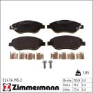 ZIMMERMANN Bremsbeläge 22476.195.2