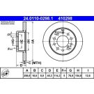 Bremsscheibe Hyundai T. Coupe 1.6-2.7 01-09 24.0110-0298.1