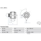 Lichtmaschine OPEL 0 986 083 560
