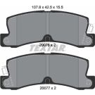 Bremsbelagsatz Toyota T. Corolla 1.4-2.0 D 85-00 2007601