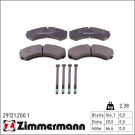 ZIMMERMANN Bremsbelagsatz, Scheibenbremse 29121.200.1