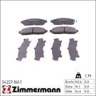 ZIMMERMANN Bremsbeläge 24227.160.1