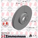 ZIMMERMANN Bremsscheibe 150.2914.32 FORMULA F