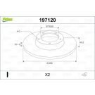VALEO Bremsscheibe 197120