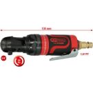KS TOOLS Pneumatische Kniehebel-Miniratsche 1/4 SlimPOWER, 34 Nm 515.5505