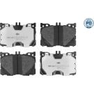 Bremsbelagsatz, Scheibenbremse 025 225 8618/PD