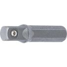 BGS Bit-Knarren-Adapter Außensechskant 6,3 mm (1/4 ) - Außenvierkant 6,3 mm (1/4 ) 30 mm 8202