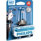 H7 12V 55W PX26d WhiteVision Ultra Moto 1 Stück Blister Philips 12972WVUBW