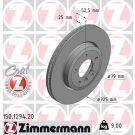 ZIMMERMANN Bremsscheibe 150.1294.20 Coat Z