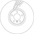 Bremsscheibe Bmw P. X5 10-/X6 07- Le TRW SINGLE DF6618S